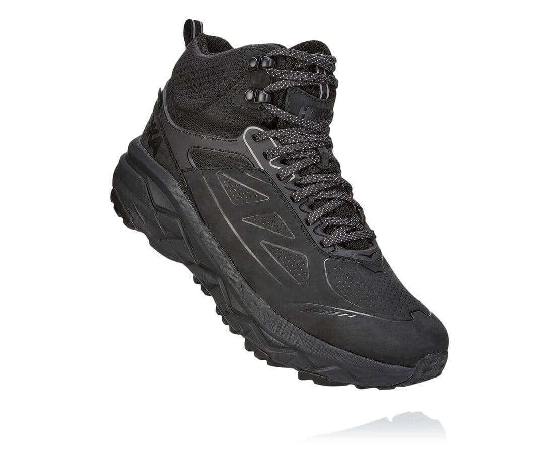 Pánské Trekové Boty Hoka One One Challenger Mid Gore-Tex Černé Výprodej,FSMKA-2540